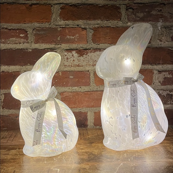 Iridescent Ceramic Bunny Figurines - Picture 15 of 15